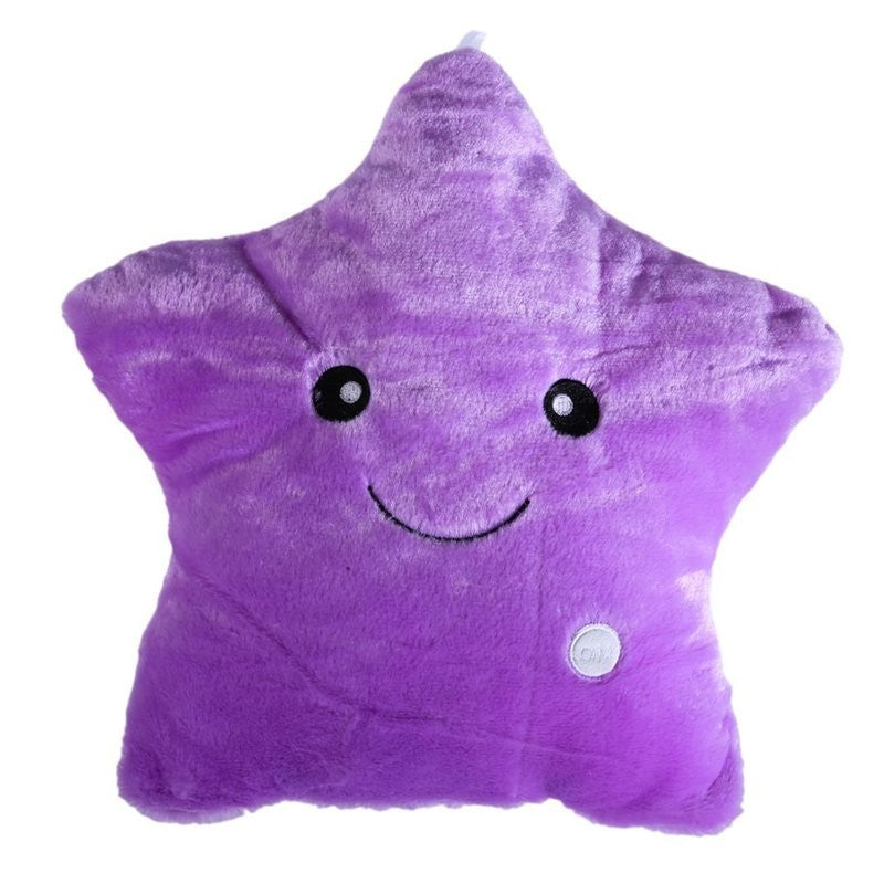 Luminous Plush Star Pillow