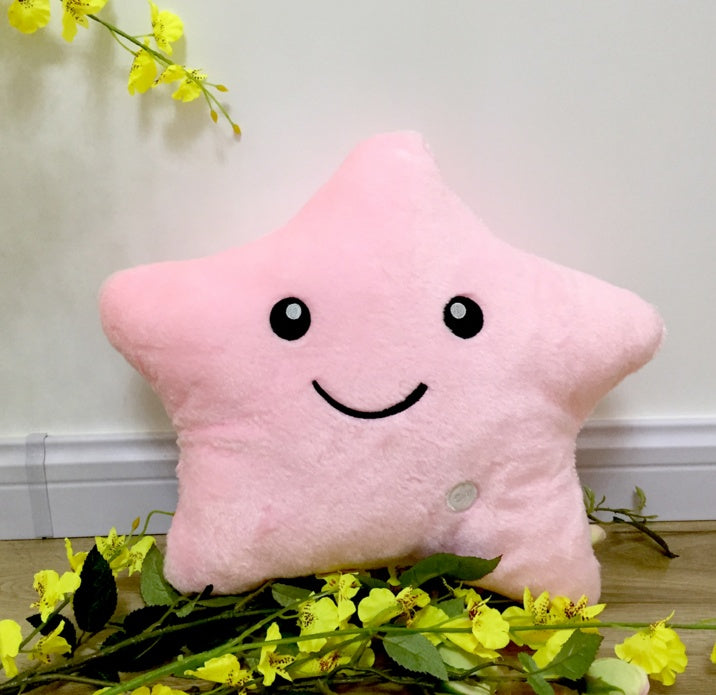 Luminous Plush Star Pillow