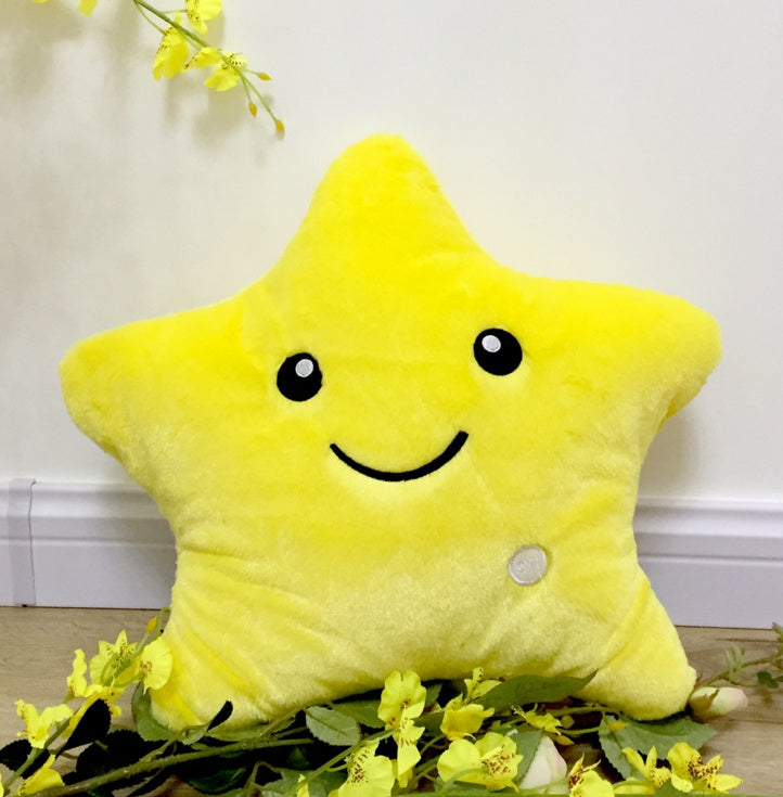Luminous Plush Star Pillow