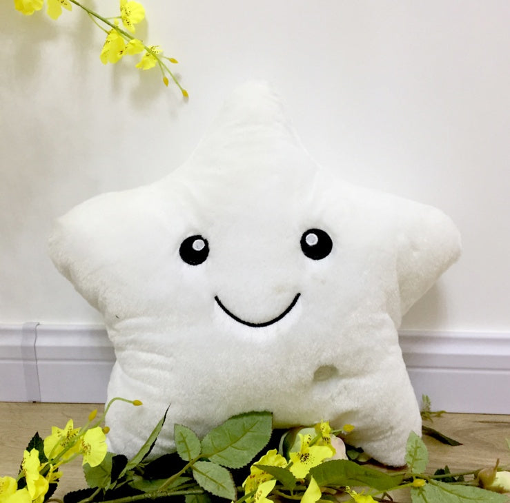 Luminous Plush Star Pillow